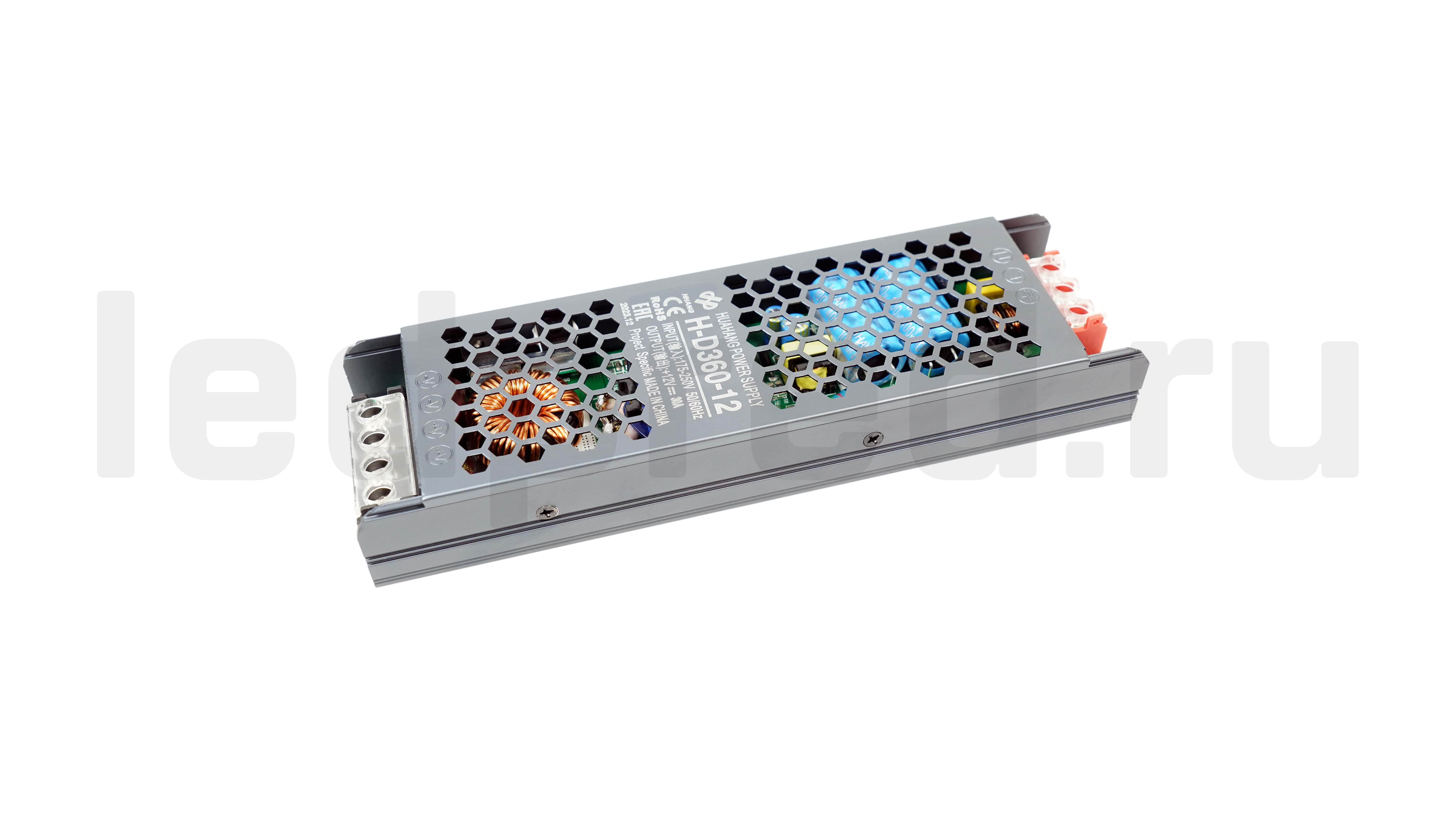 Блок питания SLIM-12V-2Y-360W-IP20-HH