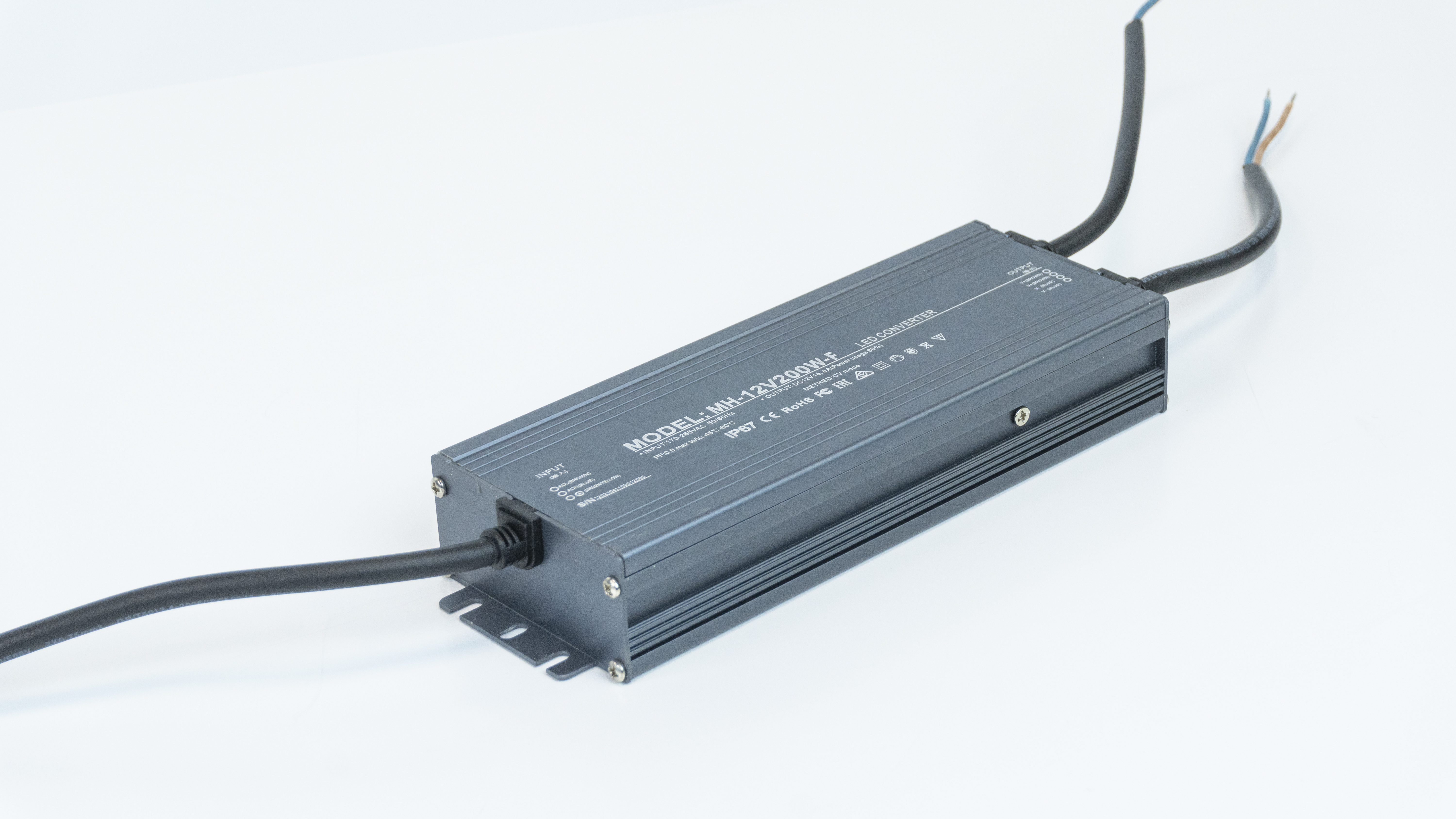 Блок питания DX-SLIM-12V-200W-IP67-5Y-HH