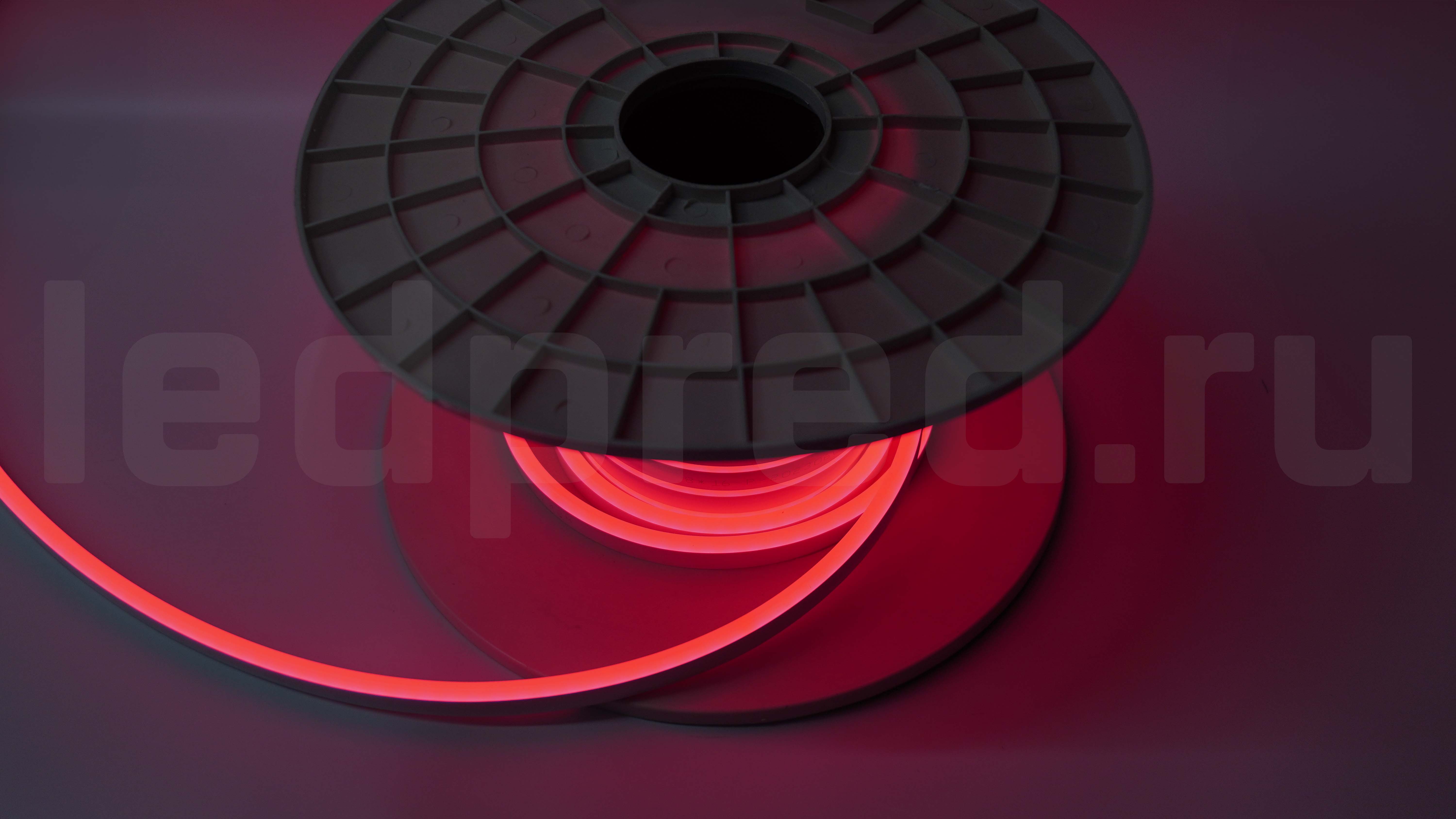 Неон тонкий 12V, цвет розовый NEON-816-SIL-DC12-PINK-10mm-MEN