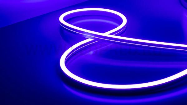 Тонкий неон 12V, цвет фиолетовый NEONTHIN-12-V-SILICONE816-10mm-MEN