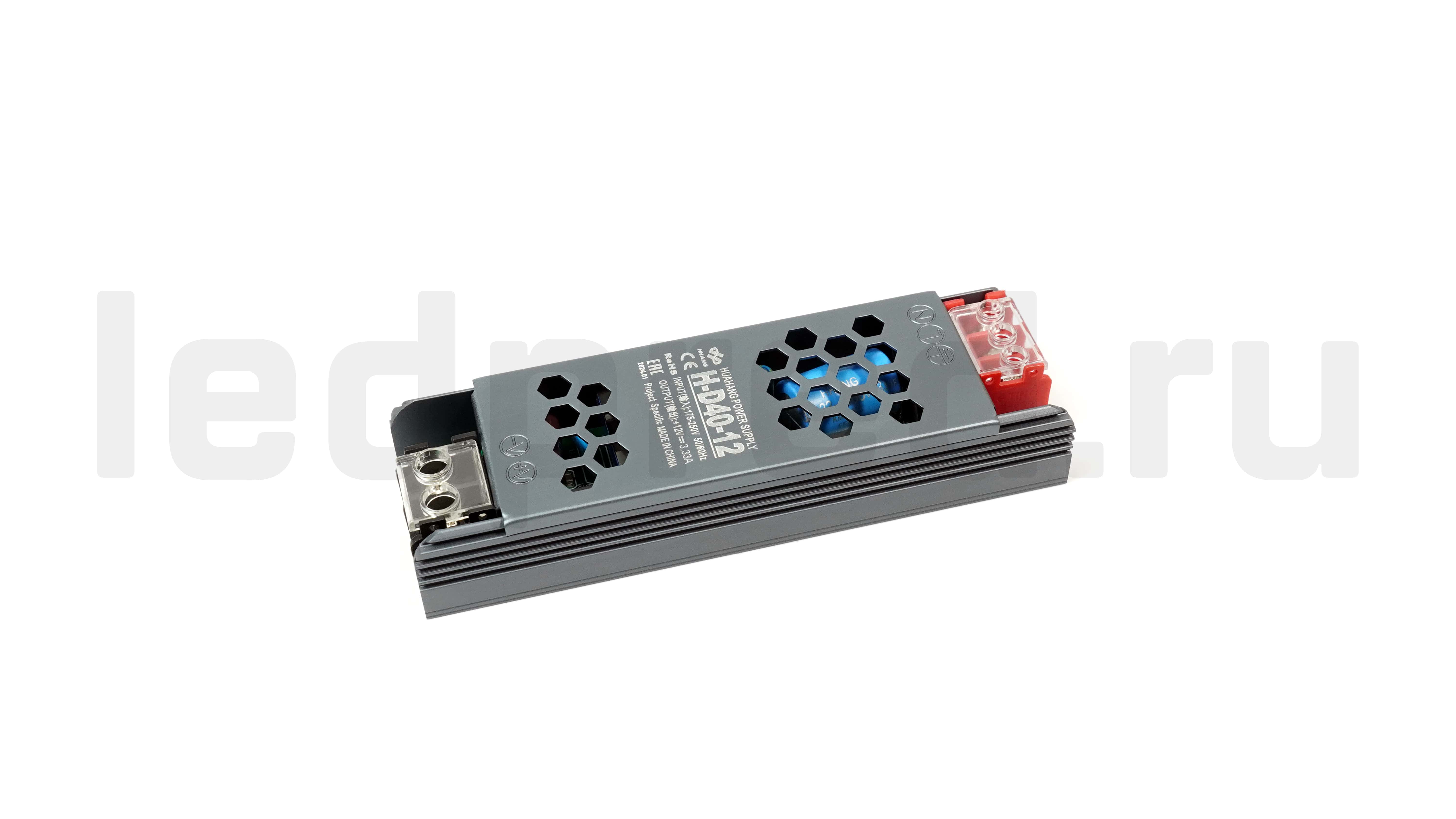 Блок питания SLIM-12V-2Y-40W-IP20-HH