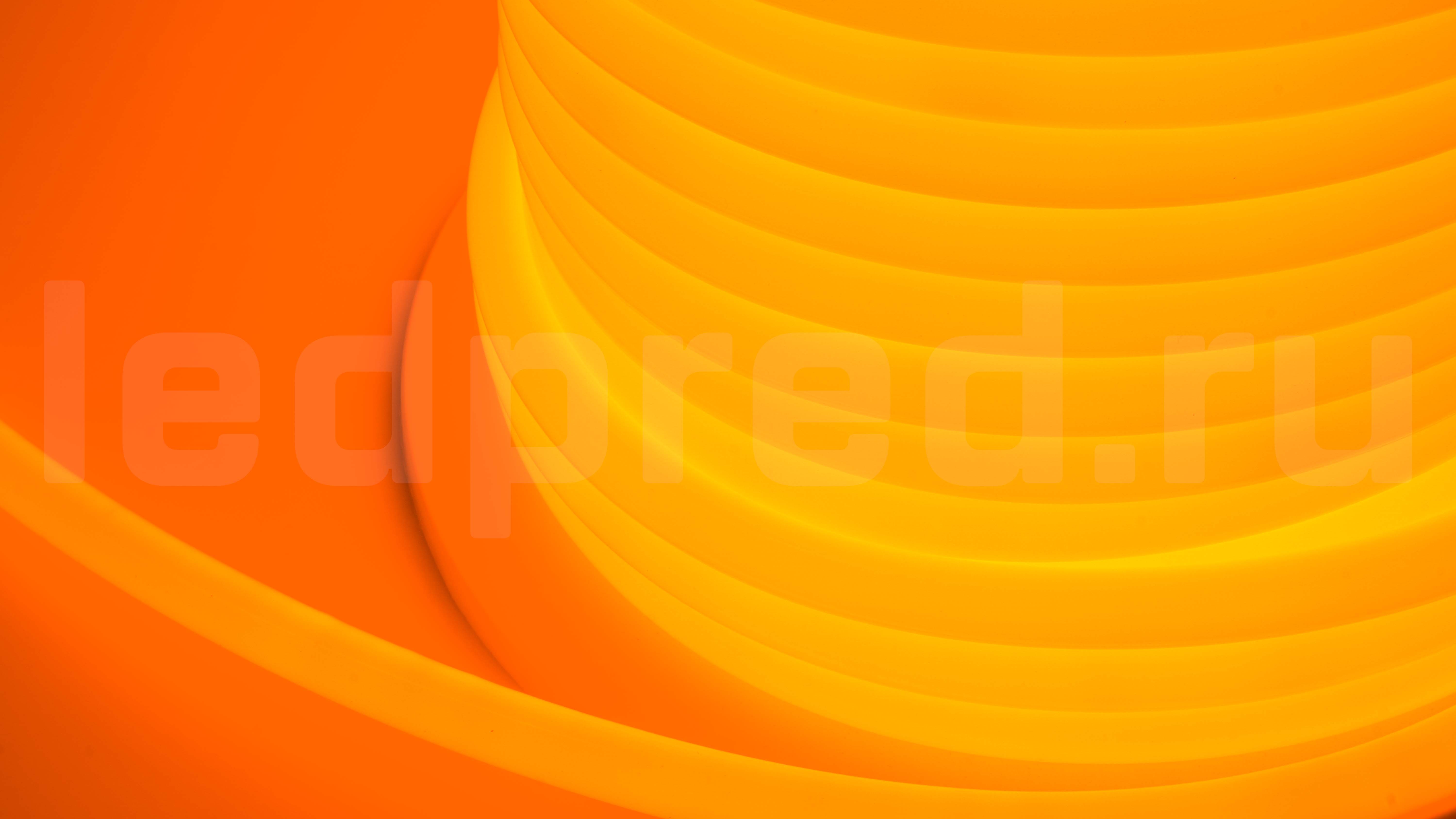 Неон круглый 220V, цвет оранжевый NEONTHIN-CIRCLE-220-О-SILICONE-16-MEN