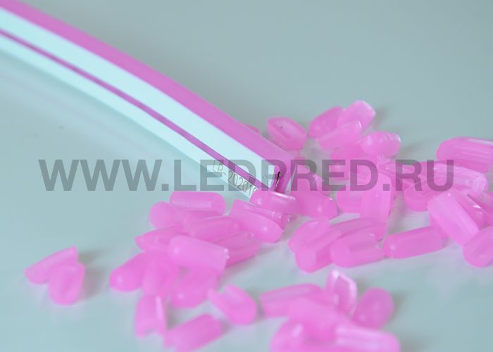 Заглушка светло-розовая для тонкого неон NEONTHIN-12-ZAGLUSHKA-LIGHT-PINK-SILICONE612-10mm-TP