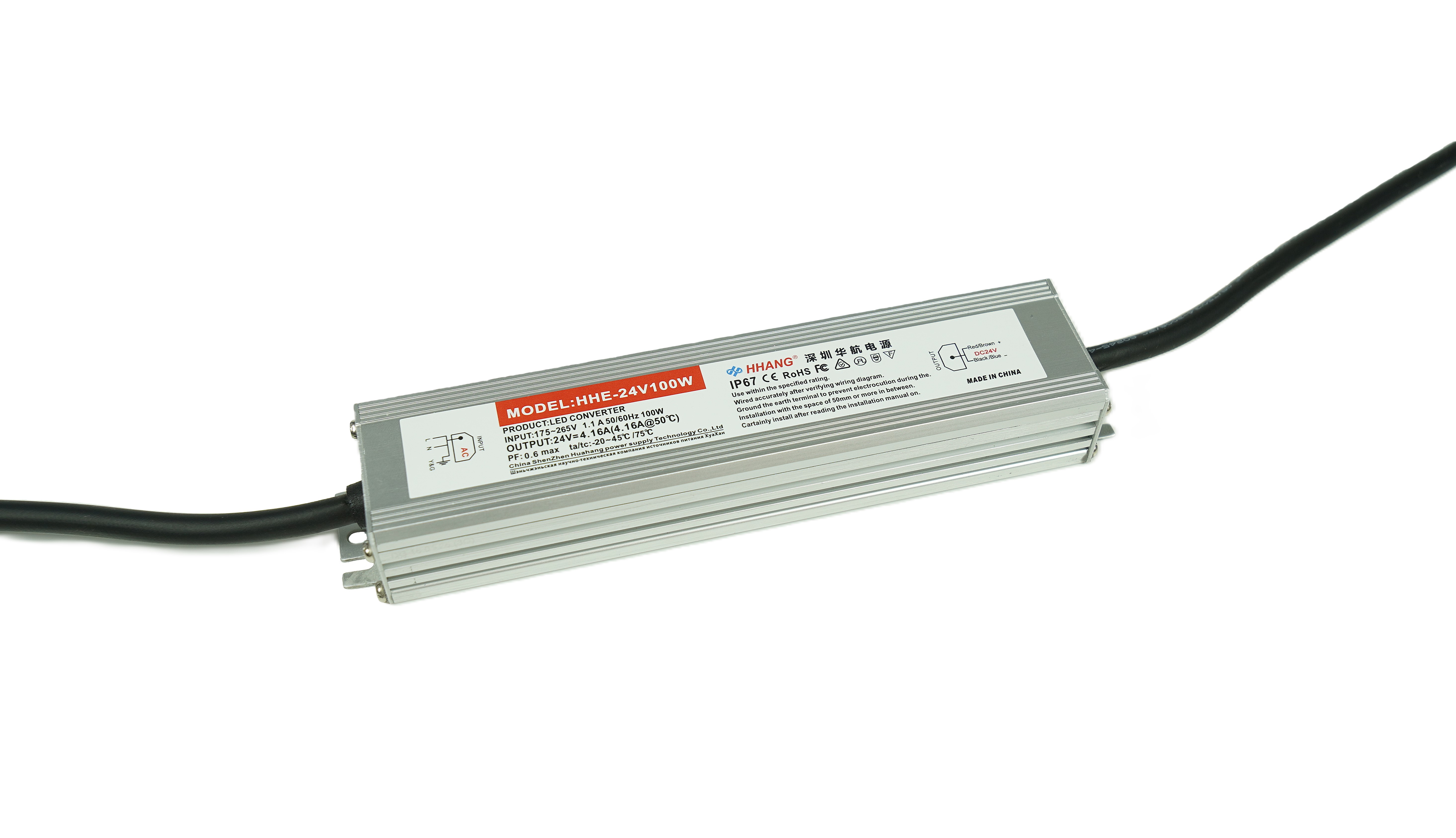 Блок питания SLIM-24V-3Y-100W-IP67-HH