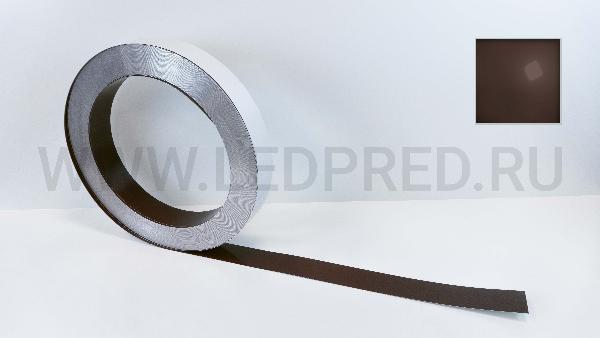 Алюминиевая лента 6cm/06mm-шоколадно-коричневая-RAL8017-SH