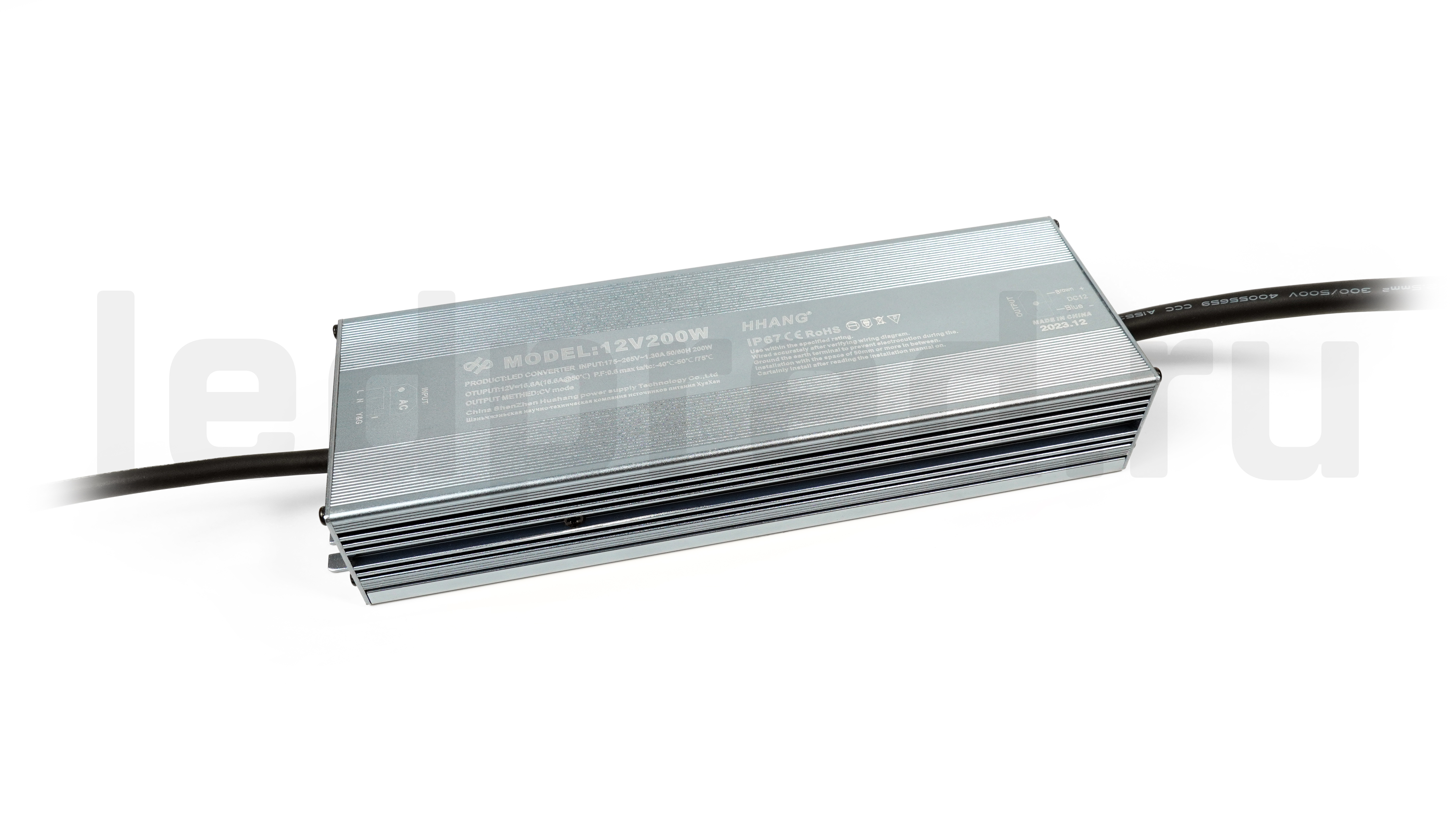 Блок питания SLIM-12V-5Y-200W-IP67-HH