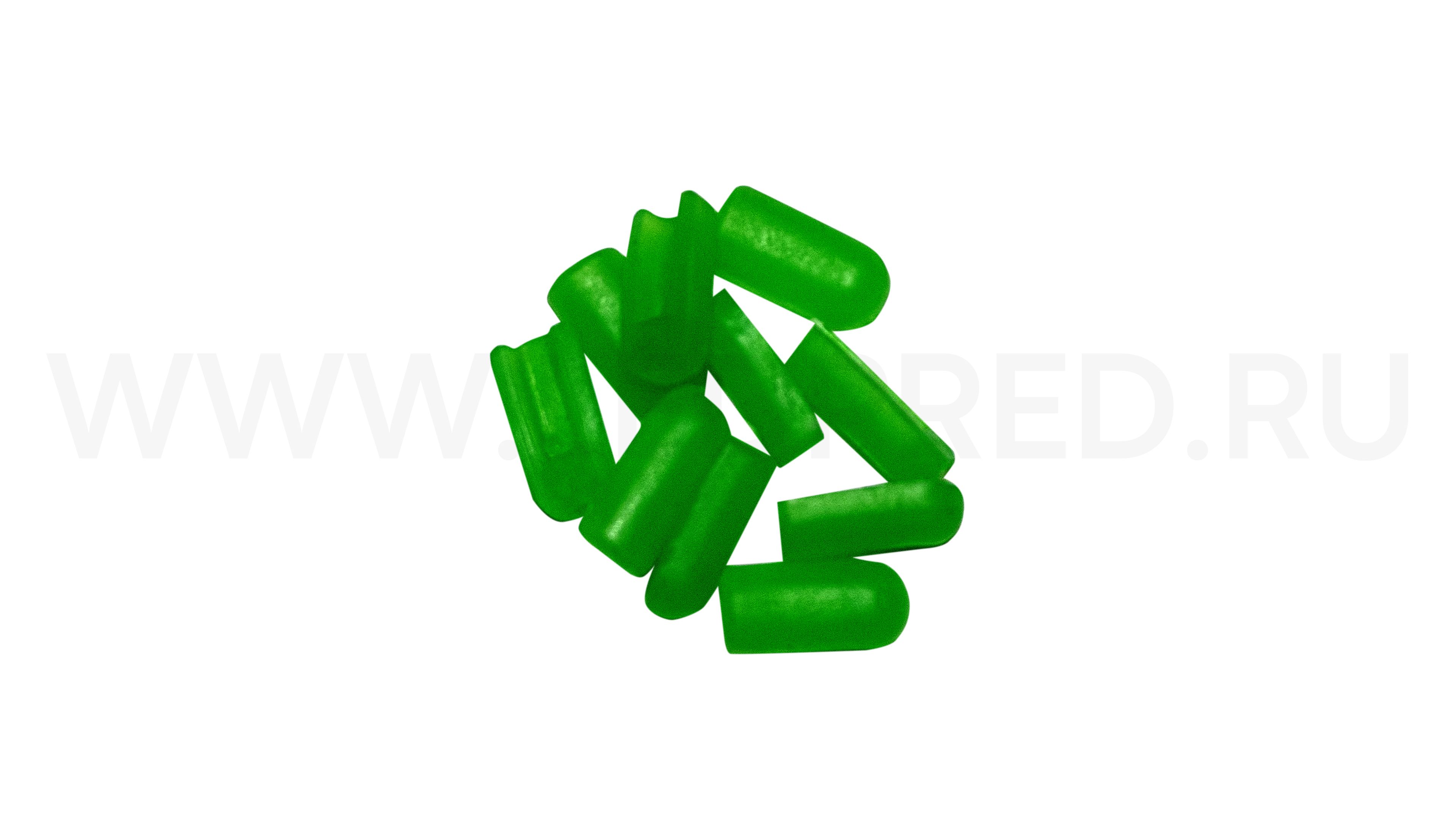 Заглушка зеленая, для тонкого неона NEON-ZAGLUSHKA-GREEN-612-MEN