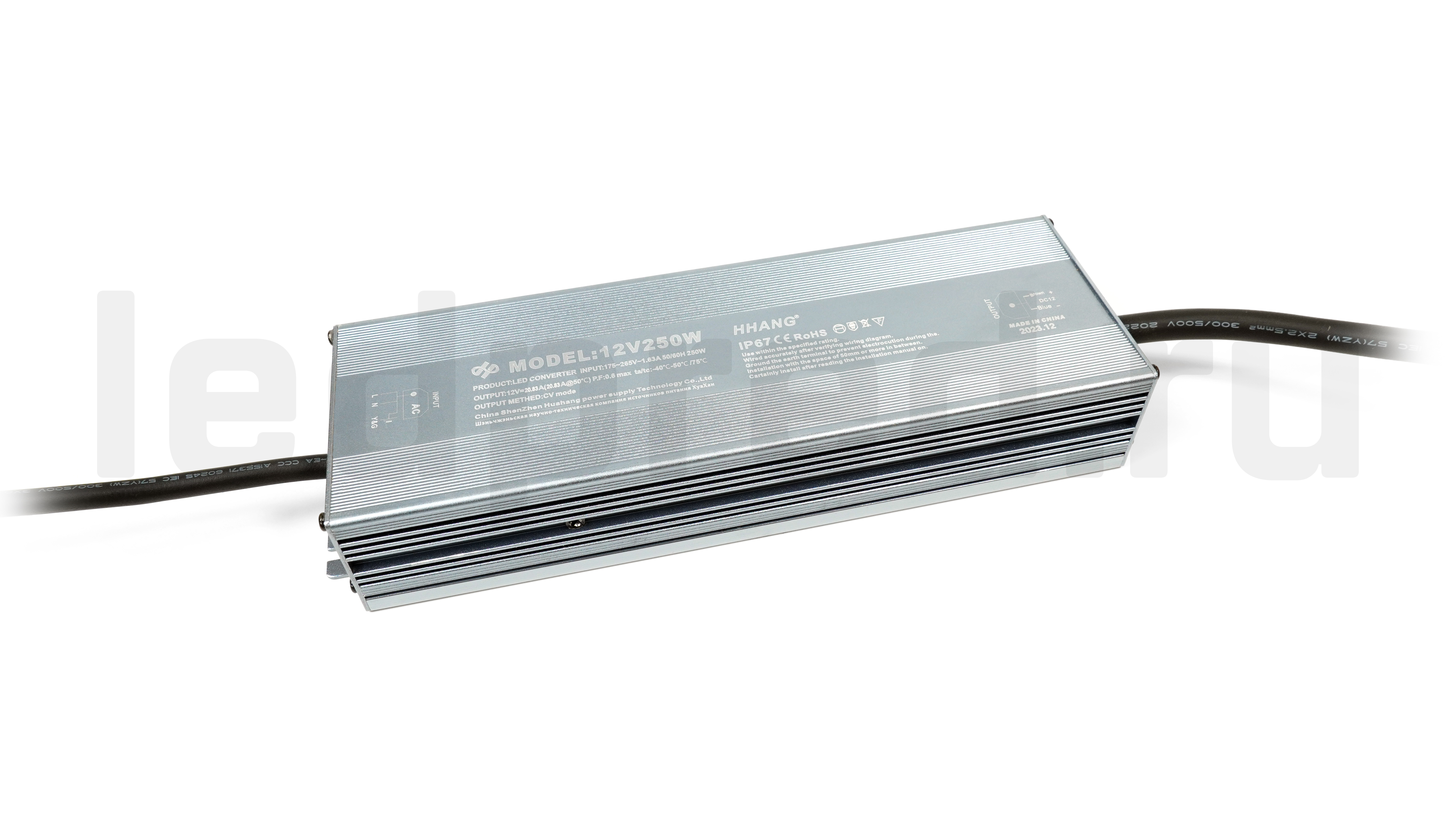 Блок питания SLIM-12V-5Y-250W-IP67-HH