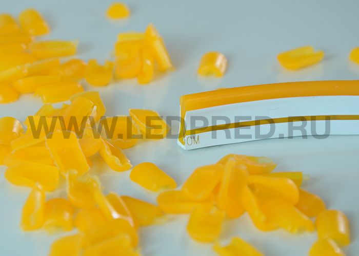 Заглушка оранжевая для тонкого неон NEONTHIN-12-ZAGLUSHKA-ORANGE-SILICONE816-10mm-TP