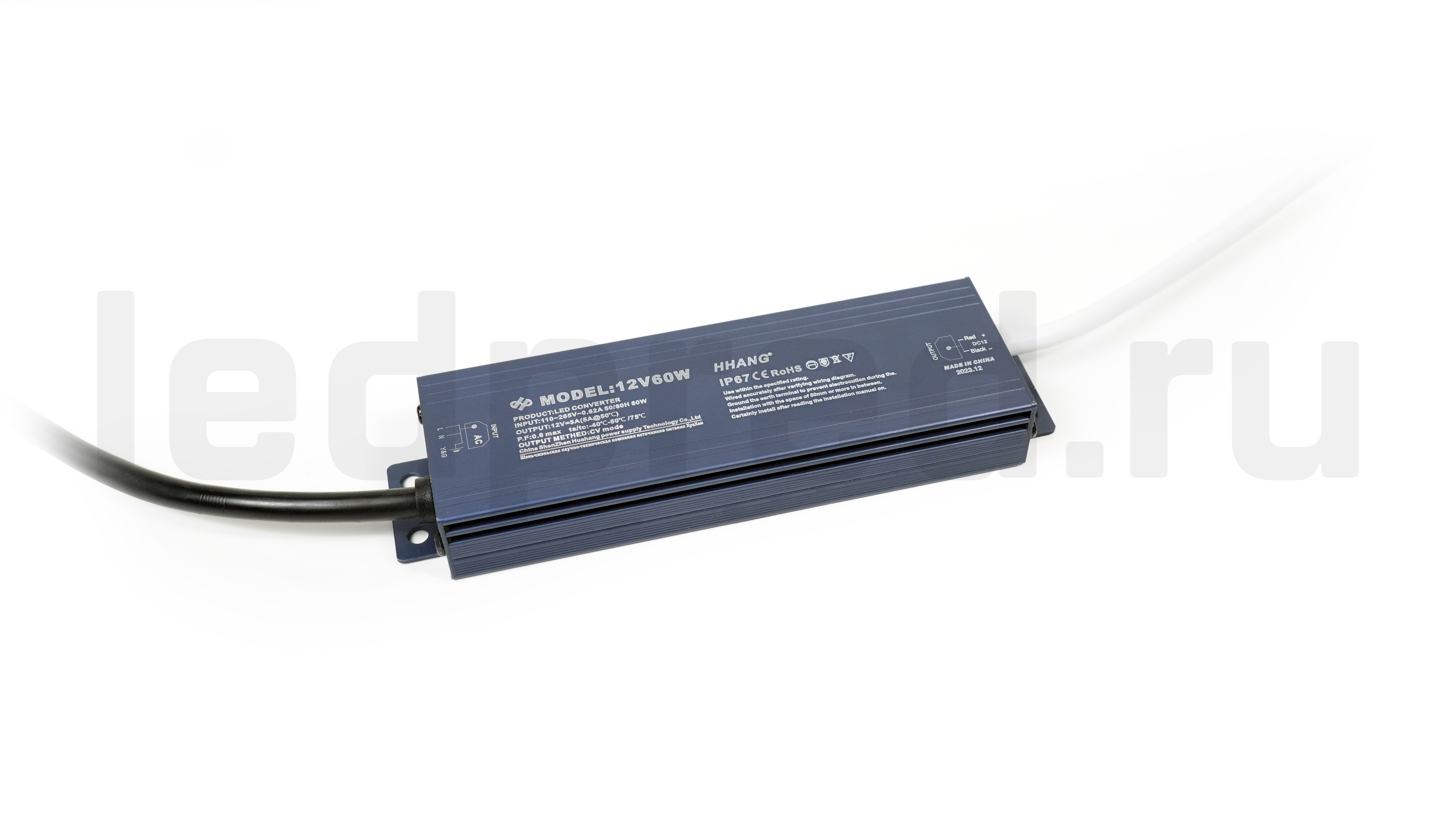 Блок питания SLIM-12V-5Y-60W-IP67-HH