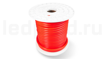 Неон круглый 220V, цвет красный NEONTHIN-CIRCLE-220-R-SILICONE-16-MEN