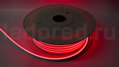 Неон тонкий 12V, цвет розовый NEON-612-SIL-DC12-PINK-10mm-MEN