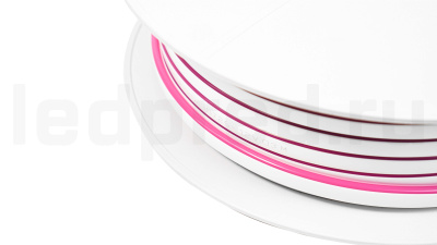 Неон тонкий DX-12V, цвет розовый NEON-612-SIL-DC12-PINK-10mm-MEN