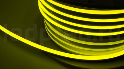 Неон тонкий DX-12V, цвет желтый NEON-816-SIL-DC12-YELLOW-10mm-MEN