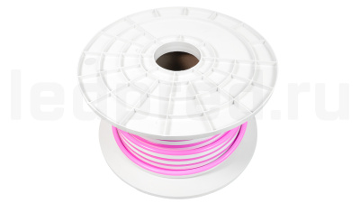 Неон тонкий DX-12V, цвет светло розовый NEON-816-SIL-DC12-LIGHT PINK-10mm-MEN