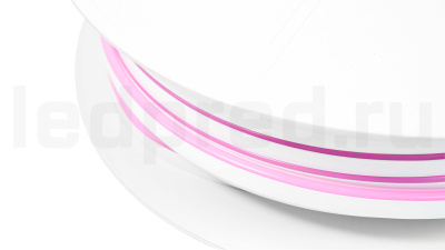 Неон тонкий DX-12V, цвет светло розовый NEON-612-SIL-DC12-LIGHT PINK-10mm-MEN