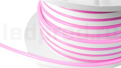 Неон тонкий DX-12V, цвет светло розовый NEON-816-SIL-DC12-LIGHT PINK-10mm-MEN