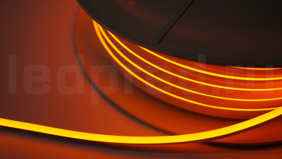 Неон тонкий DX-12V, цвет оранжевый NEON-612-SIL-DC12-ORANGE-10mm-MEN