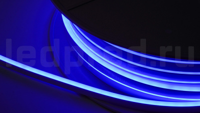 Неон тонкий 12V, цвет синий NEON-612-SIL-DC12-BLUE-10mm-MEN