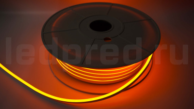 Неон тонкий DX-12V, цвет оранжевый NEON-612-SIL-DC12-ORANGE-10mm-MEN