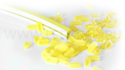 Заглушка желтая, для тонкого неона DL-NEON-ZAGLUSHKA-YELLOW-612-MEN