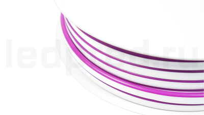Неон тонкий 12V, цвет пурпурный NEON-612-SIL-DC12-PURPLE-10mm-MEN