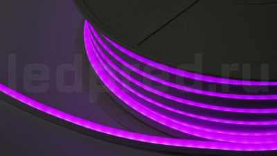 Неон тонкий 12V, цвет пурпурный NEON-612-SIL-DC12-PURPLE-10mm-MEN