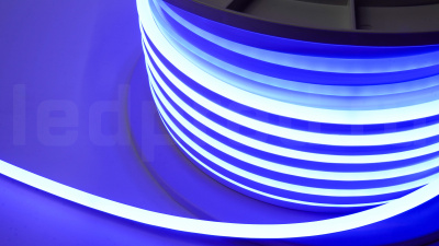 Неон тонкий 12V, цвет синий NEON-816-SIL-DC12-BLUE-10mm-MEN