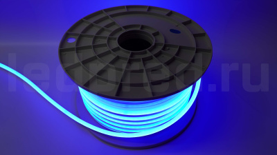 Неон тонкий 12V, цвет синий NEON-816-SIL-DC12-BLUE-10mm-MEN