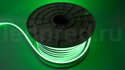 Неон тонкий DX-12V, цвет светло зеленый NEON-816-SIL-DC12-LIGHT GREEN-10mm-MEN