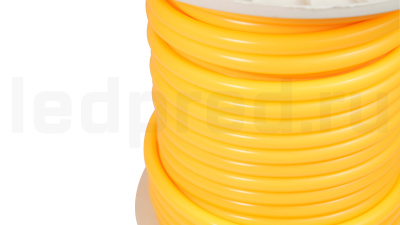 Неон круглый 220V, цвет желтый NEONTHIN-CIRCLE-220-Y-SILICONE-16-MEN