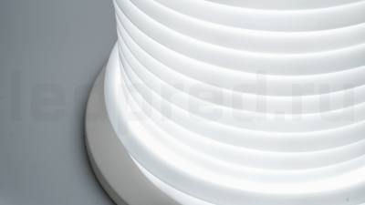 Неон круглый 220V, цвет белый NEONTHIN-CIRCLE-220-W-SILICONE-16-MEN