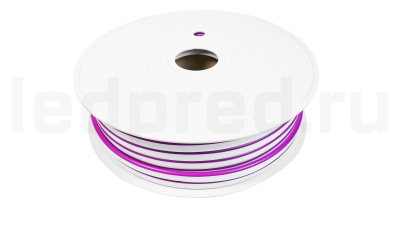 Неон тонкий 12V, цвет пурпурный NEON-612-SIL-DC12-PURPLE-10mm-MEN
