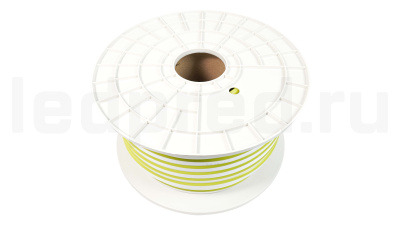 Неон тонкий DX-12V, цвет желтый NEON-816-SIL-DC12-YELLOW-10mm-MEN