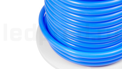 Неон круглый 220V, цвет синий NEONTHIN-CIRCLE-220-B-SILICONE-16-MEN