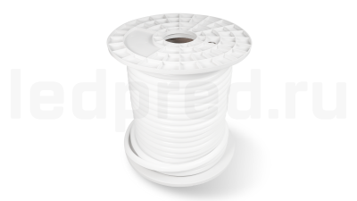 Неон круглый 220V, цвет белый NEONTHIN-CIRCLE-220-W-SILICONE-16-MEN